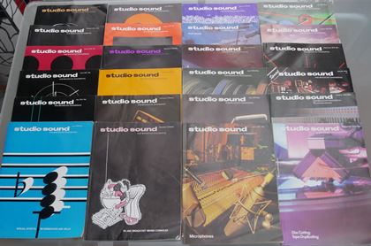 various-Studio Sound mags Jan 78 - - Dec 82